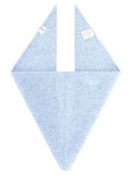 Zwillingsherz Chusta trójkątna "Uni " w kolorze błękitnym - 100 x 36 cm rozmiar: onesize. Niebieskie chusty Zwillingsherz, bez wzorów, z materiału. Za 82.95 zł.