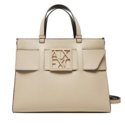 Torebka Armani Exchange. Brązowe torebki klasyczne Armani Exchange, bez wzorów, klasyczne, bez dodatków. Za 749.99 zł.