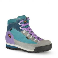 Buty trekkingowe damskie Aku 36520638. Fioletowe buty trekkingowe Aku, z materiału, za kostkę, bez zapięcia. Za 736.28 zł.