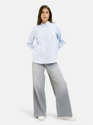 Milano Italy Koszula w kolorze błękitnym rozmiar: 46. Niebieskie koszule Milano Italy, bez wzorów, bez kołnierzyka, bez ramiączek. Za 152.99 zł.