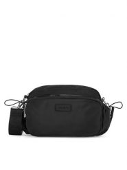 JENNY Torebka JNY-M-008-07 Czarny. Czarne listonoszki Jenny, bez wzorów, z materiału, bez dodatków. Za 139.99 zł.