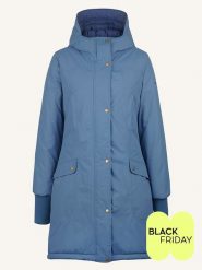 Finside Dwustronna kurtka zimowa "Sipuli" w kolorze błękitno-granatowym rozmiar: 40. Niebieskie kurtki finside, na zimę, s, bez wzorów, z puchu, bez kaptura. Za 712.99 zł.