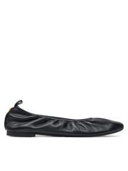 Tory Burch Baleriny 159965 Czarny. Czarne baleriny Tory Burch, bez wzorów, ze skóry, bez obcasa, bez zapięcia. Za 839.99 zł.