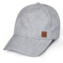 Czapka z daszkiem Roxy. Szare czapki z daszkiem Roxy, bez wzorów. Za 99.99 zł.