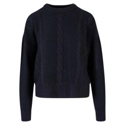 Damski / Damski Sweter Z Dzianiny W Warkocze. Czarne swetry Urban Classics, s, bez wzorów, z dzianiny, bez ramiączek. Za 155.99 zł.