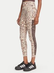 Adidas Legginsy Farm Rio Optime KR0231 Beżowy jasny Slim Fit. Brązowe legginsy adidas, bez wzorów, z syntetyku, sportowe. Za 259.99 zł.
