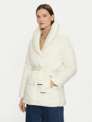 U.S. Polo Assn. Kurtka puchowa WUP1216 Biały Relaxed Fit. Białe kurtki U.S. Polo Assn., l, bez wzorów, z puchu, bez kaptura. Za 449.99 zł.