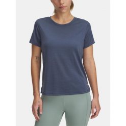 Koszulka Damska Sportowa Under Armour Launch Shortsleeve. Szare t-shirty sportowe Under Armour, bez wzorów, bez ramiączek, do biegania. Za 109.99 zł.