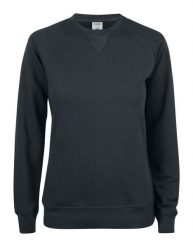 Clique Bluza Premium OC Roundneck Damska z bawełny organicznej – black. Czarne bluzy bez kaptura CLIQUE, s, bez wzorów, z bawełny, bez kaptura. Za 226.96 zł.