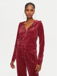 Juicy Couture Bluza Madison JCWA122001 Czerwony Slim Fit. Czerwone bluzy Juicy Couture, xxl, bez wzorów, z syntetyku, bez kaptura. Za 269.99 zł.
