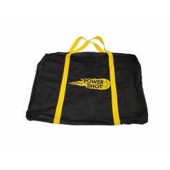 Torba transportowa na mini bramkę do piłki nożnej 1,5 x 1 m PowerShot. Czarne torby sportowe POWERSHOT, bez wzorów, z materiału. Za 181.50 zł.