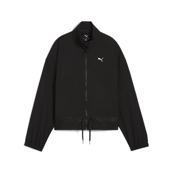 Damska kurtka LACE PUMA Black. Czarne kurtki Puma, s, bez wzorów, z materiału, klasyczne, bez kaptura. Za 247.05 zł.