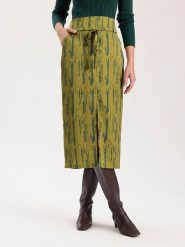 BGN Spódnica w kolorze khaki rozmiar: 38. Brązowe spódnice BGN, na co dzień, bez wzorów, z tkaniny, midi, proste. Za 56.99 zł.