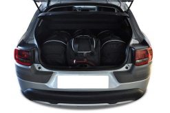 Torby Do Bagażnika Citroen C4 Cactus 2014-2017 4Szt Kjust. Czarne torby podróżne KJUST, bez wzorów, z kauczuku. Za 1,144.00 zł.