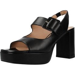 Sandały UNISA ODELA NTO Czarny. Czarne sandały Unisa, bez wzorów, ze skóry, sportowe, bez obcasa, bez zapięcia. Za 535.99 zł.