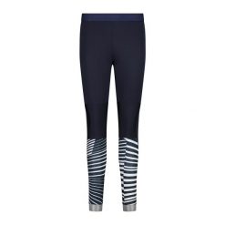 Damskie legginsy CMP. Czarne legginsy CMP, bez wzorów, z dresówki, sportowe. Za 266.50 zł.
