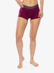 Bokserki termoaktywne damskie Sensor Coolmax Tech Panties. Fioletowe bokserki damskie Sensor, bez wzorów, z jedwabiu. Za 104.49 zł.