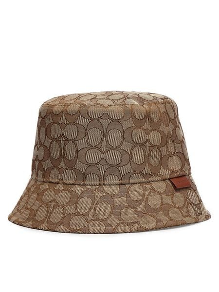 Coach Kapelusz 29CCN94 Brązowy. Brązowe kapelusze Coach, bez wzorów, z poliesteru. Za 319.99 zł.