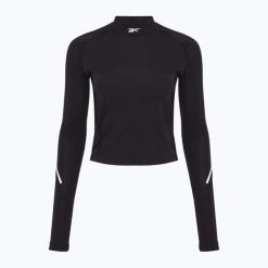 Longsleeve Reebok Seed Top. Czarne topy REEBOK FITNESS, bez wzorów, sportowe, bez kołnierzyka, bez ramiączek. Za 179.99 zł.