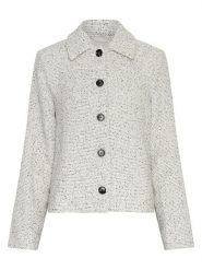 MOSS COPENHAGEN Kurtka koszulowa "Aiste Abriella" w kolorze kremowo-czarnym rozmiar: XS/S. Brązowe kurtki Moss Copenhagen, s, bez wzorów, bez kaptura. Za 260.99 zł.