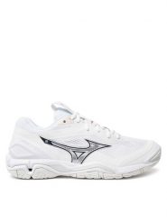 Mizuno Buty halowe Wave Stealth 6 X1GB2430 Biały. Białe buty treningowe Mizuno, bez wzorów, z materiału, bez zapięcia. Za 339.99 zł.