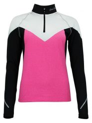 Peak Mountain Koszulka funkcyjna "Antor" w kolorze różowo-czarnym rozmiar: XL. Czarne t-shirty sportowe Peak Mountain, xl, bez wzorów, z materiału, bez ramiączek, outdoorowe. Za 105.63 zł.