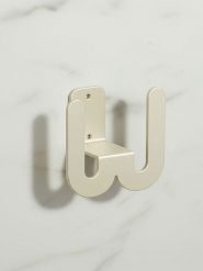 Smarto Metallico Uchwyt w kolorze kremowym na kapcie - 8 x 8 x 5 cm rozmiar: onesize. Brązowe kapcie Smarto Metallico, bez wzorów, z materiału. Za 39.99 zł.