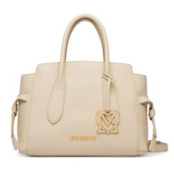 Torebka LOVE MOSCHINO. Białe torebki klasyczne Love Moschino, bez wzorów, klasyczne, bez dodatków. Za 1,009.00 zł.