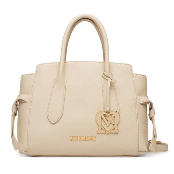 Torebka LOVE MOSCHINO. Białe torebki klasyczne Love Moschino, bez wzorów, klasyczne, bez dodatków. Za 817.99 zł.