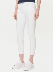 Mustang Jeansy Shelby 1016183 Biały Skinny Fit. Białe jeansy Mustang, bez wzorów, z bawełny. Za 259.99 zł.
