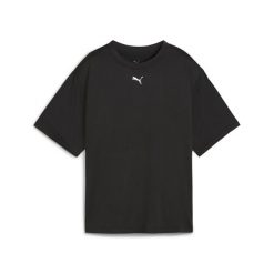 Damska koszulka Train All Day Essentials o luźnym kroju PUMA. Czarne t-shirty sportowe Puma, l, bez wzorów, bez ramiączek, na fitness i siłownię. W wyprzedaży za 99.00 zł.