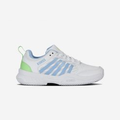 Buty tenisowe damskie K-Swiss Court Express 2 na mączkę. Buty do biegania K-SWISS, bez wzorów, z kauczuku, bez zapięcia, do biegania. Za 249.99 zł.
