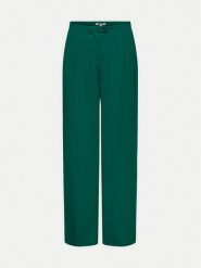 ONLY Spodnie materiałowe Leila 15338347 Zielony Wide Leg. Zielone spodnie materiałowe ONLY, bez wzorów, z materiału. Za 99.99 zł.