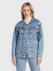 Wrangler Kurtka dżinsowa w kolorze błękitnym rozmiar: S. Niebieskie kurtki Wrangler, s, bez wzorów, bez kaptura. Za 158.47 zł.