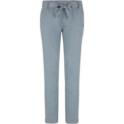 Eleganckie spodnie damskie Nely M - Komfortowy materiał stretch. Fioletowe spodnie dresowe GLENMUIR, bez wzorów, z bawełny, długie. Za 184.99 zł.