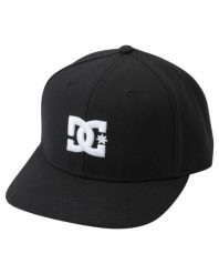 Czapka DC Shoes Empire Snapback Cap. Czarne czapki z daszkiem DC Shoes, bez wzorów, z materiału. Za 190.00 zł.