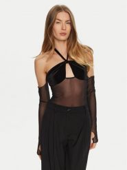 Undress Code Body Bisou 800 Czarny Slim Fit. Czarne body i gorsety Undress Code, bez wzorów, z syntetyku, bez ramiączek. Za 309.99 zł.