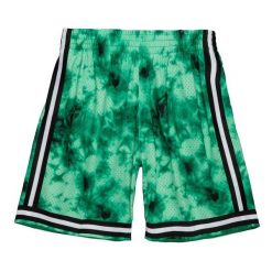 Szorty Boston Celtics Galaxy Swingman 1985/86. Zielone szorty Mitchell & Ness, bez wzorów, sportowe. Za 454.50 zł.