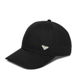 Czapka z daszkiem Roxy. Czarne czapki z daszkiem Roxy, bez wzorów. Za 59.99 zł.