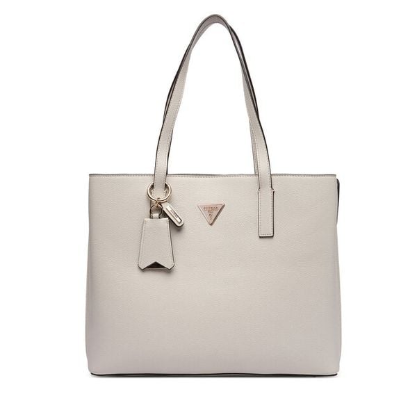 Torebka Guess. Brązowe shopper bag Guess, z aplikacjami, bez dodatków. Za 428.99 zł.
