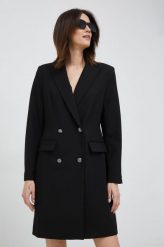 Tommy Hilfiger sukienka kolor czarny mini prosta. Czarne sukienki Tommy Hilfiger, na co dzień, bez wzorów, z tkaniny, klasyczne, bez kołnierzyka, bez ramiączek, maxi, proste. Za 1,499.90 zł.