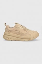 UGG sneakersy skórzane Ca1 kolor beżowy 1136845. Brązowe buty sportowe lifestyle UGG, bez wzorów, z gumy, sportowe, z okrągłym noskiem, bez zapięcia. Za 659.99 zł.