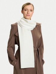 Calvin Klein Szalik Emblem Aop Jcq Fine Rib Scarf LV04D8051G Beżowy. Brązowe szaliki i kominy Calvin Klein, bez wzorów, z materiału. Za 269.99 zł.