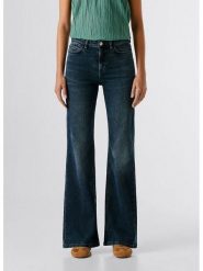 Pepe Jeans Dżinsy - Flared fit - w kolorze granatowym rozmiar: W30/L32. Niebieskie jeansy Pepe Jeans, l, z aplikacjami, z jeansu, klasyczne, z podwyższonym stanem. Za 209.95 zł.