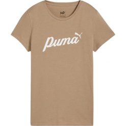 Koszulka sportowa damska Puma ESS Script. Białe t-shirty sportowe Puma, m, bez wzorów, bez ramiączek. Za 85.00 zł.