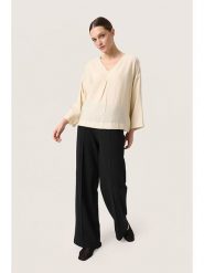 Soaked in Luxury Bluzka w kolorze beżowym rozmiar: XS. Brązowe bluzki Soaked in Luxury, xs, bez wzorów, bez kołnierzyka, bez ramiączek. Za 104.99 zł.