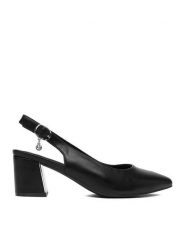 Lasocki Czółenka CEO-HMS3022-3 Czarny. Czarne czółenka Lasocki, bez wzorów, z materiału, bez obcasa, bez zapięcia. Za 179.99 zł.