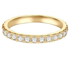 Trilani Pierscionek pamieci aus Sterling Silber in Gelbgold mit Zirkonia Pierścionki 1 ct Damski. Białe pierścionki Trilani, z cyrkonią, pozłacane. Za 249.99 zł.