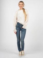Liu-Jo Jeansy "Rampy" | UA1014 D4391 | Rampy | Kobieta | Niebieski. Niebieskie jeansy Liu Jo, bez wzorów, z bawełny. W wyprzedaży za 319.00 zł.