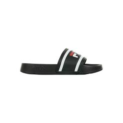 Mules Femme Mules Fila MORRO BAY WMN Noir Noir. Czarne klapki Fila, bez wzorów, z materiału, do pływania. Za 79.00 zł.